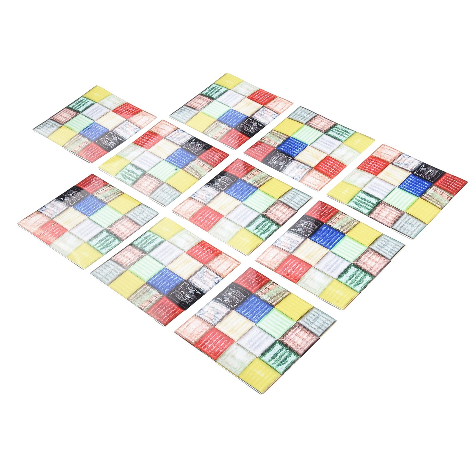 Flexible And Humidity Wall Stickers Oilproof For Kitchen Mosaic Wall Tiles 10pcs
