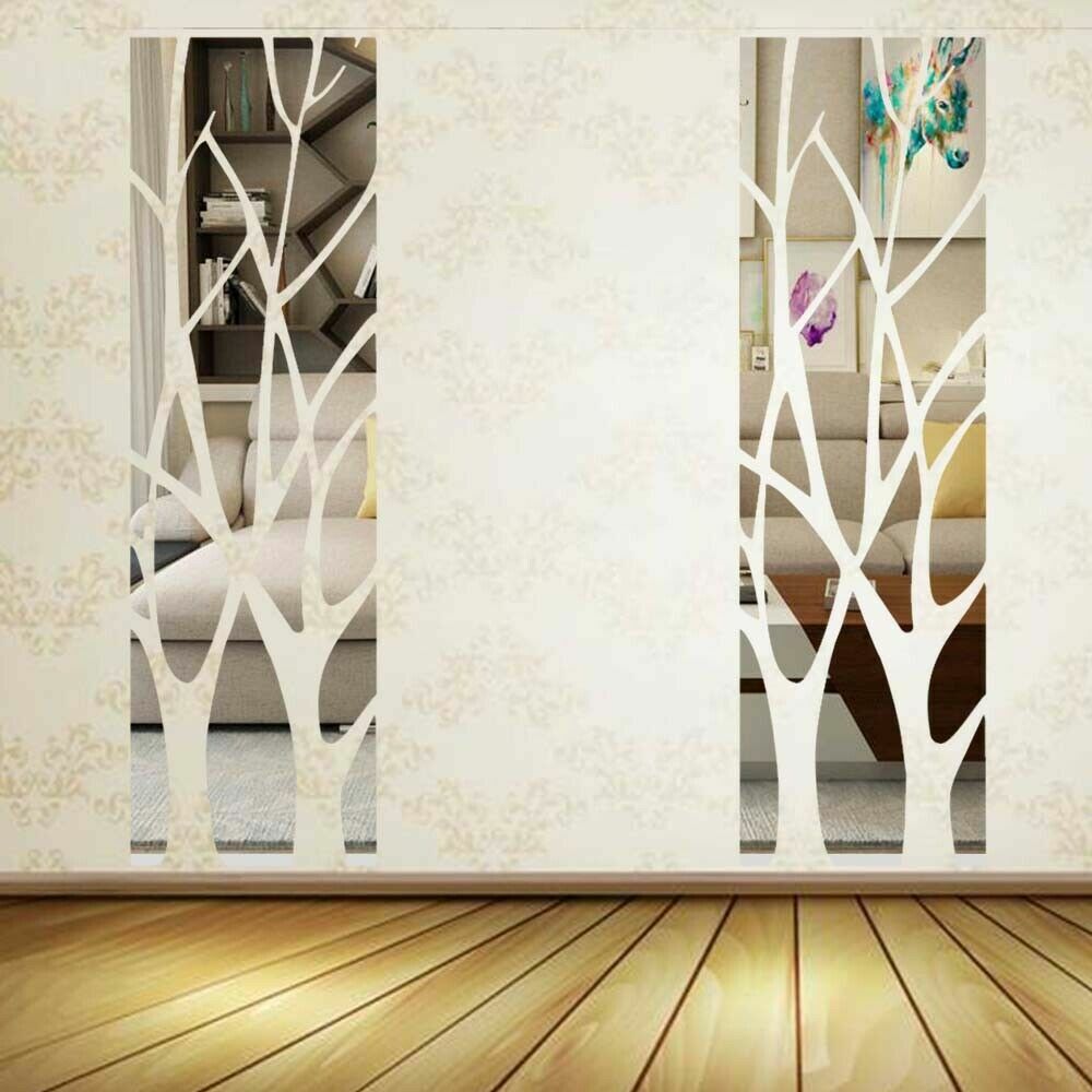 Self-Adhesive Mirror Wall Decals – Ideal for Bathrooms, Space-Expanding Decor