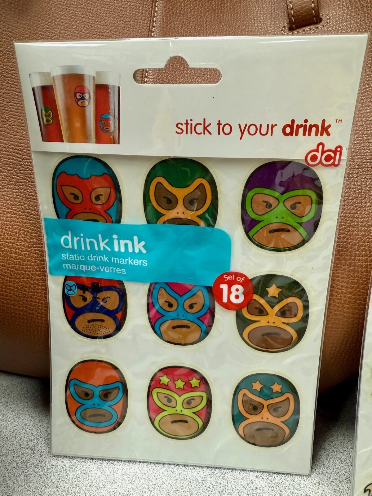 Drink Ink Colorful Drink Markers Static Cling 2 sets of 18