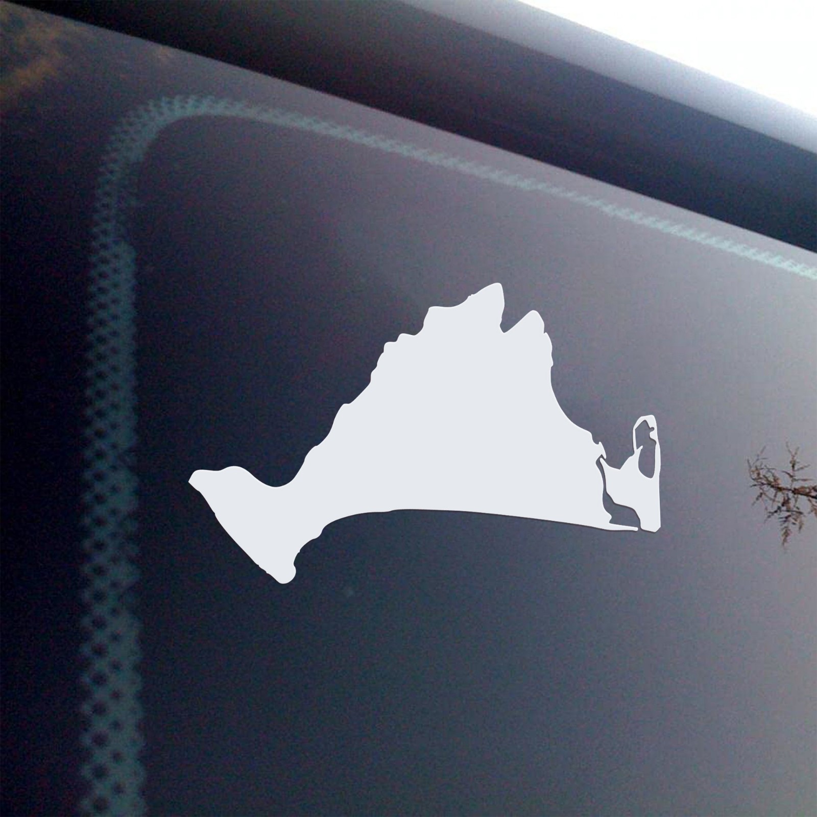 Martha's Vineyard Outline Vinyl Decal – Massachusetts Island Map – Cape Cod Art