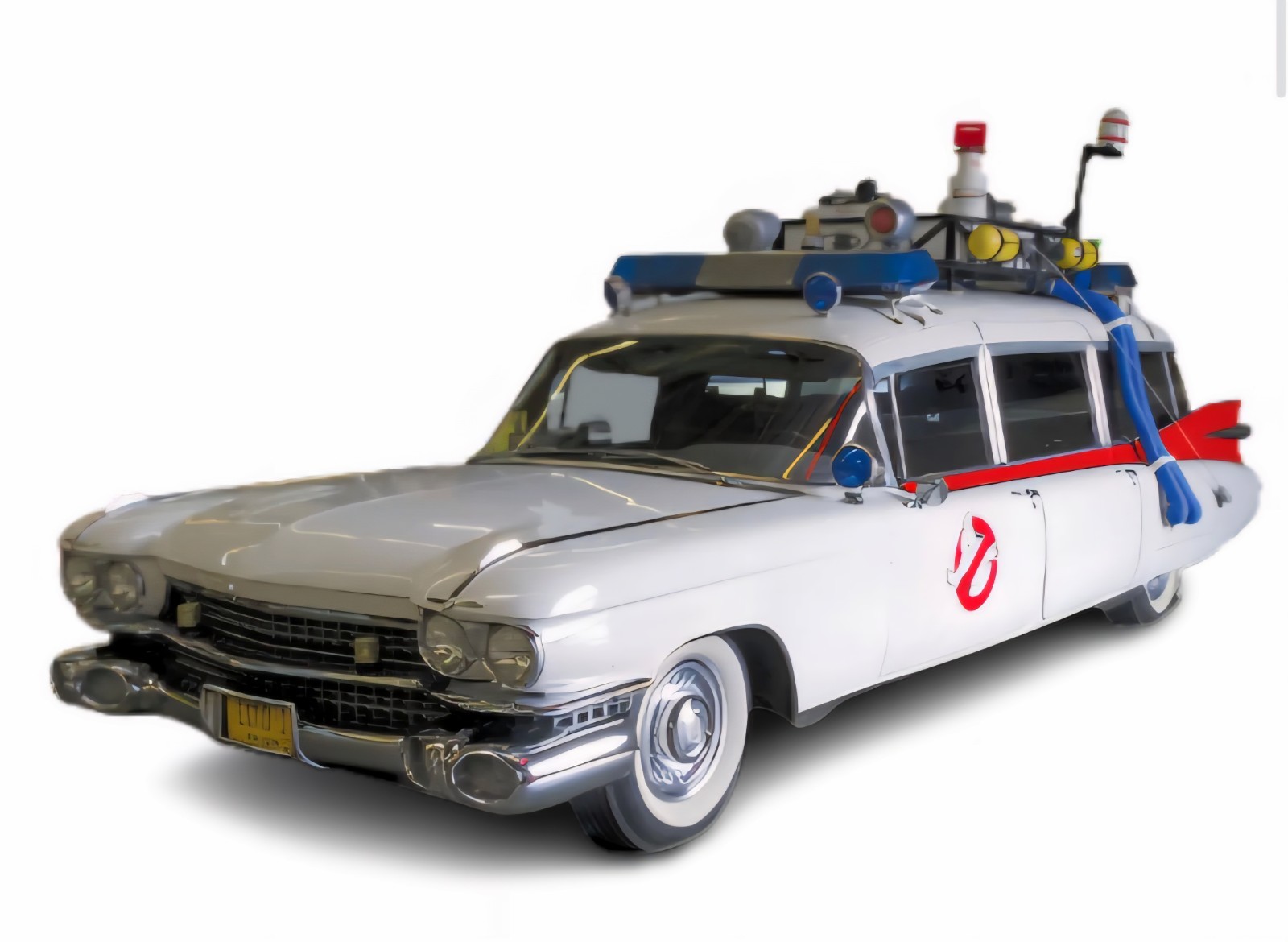 Ecto-1 Die-Cut Vinyl Sticker 2.4"x3.7" Weatherproof Ghostbusters Ectomobile