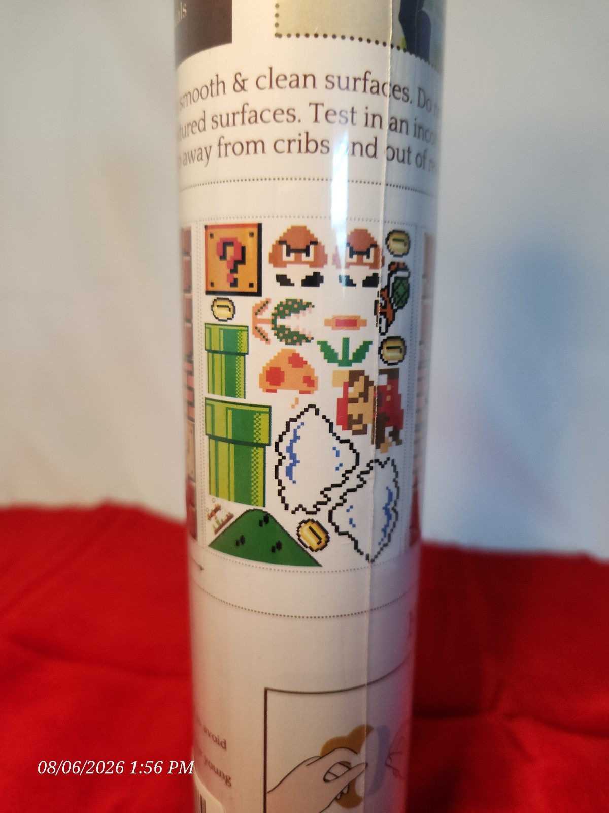 Giant Super Mario Build-a-Scene Peel-and-Stick Wall Decals – Home Evolution New