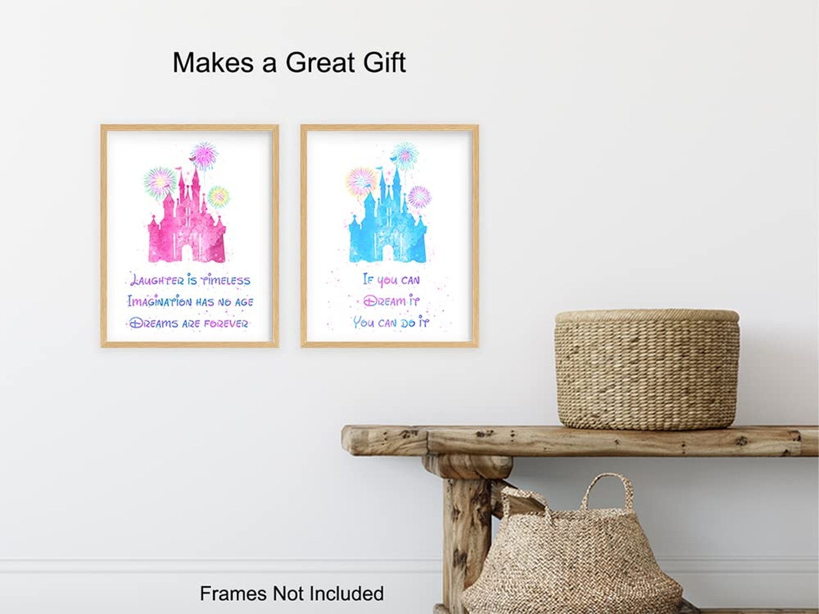 Inspirational Quotes Wall Decor Set – Castle World Motivational Wall Art Room…