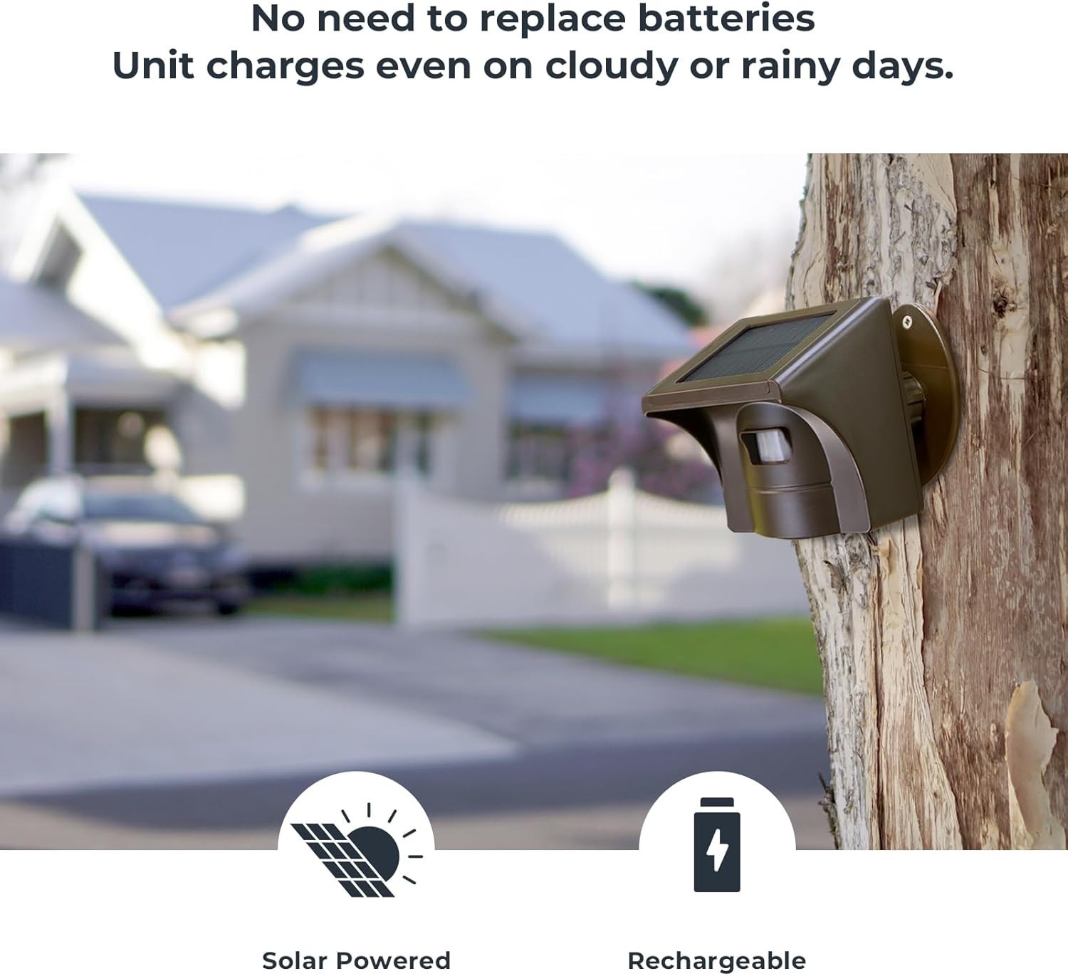 Long Range Solar Wireless Driveway Alarm Outdoor Normal, 1 sensor