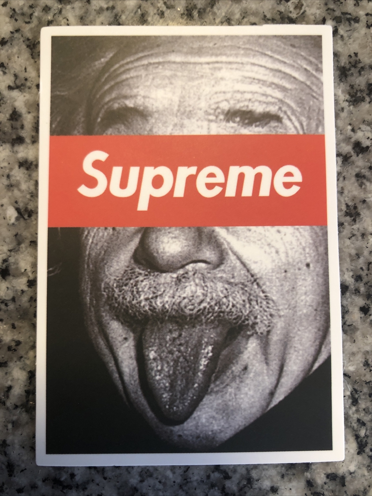 1 Supreme Albert Einstein Sticker