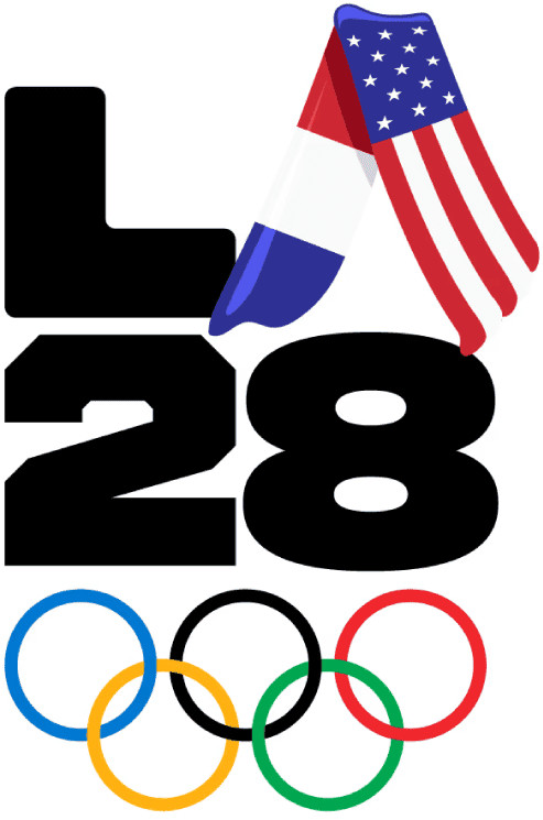 Los Angeles LA 2028 Olympics Vinyl Die Cut Sticker