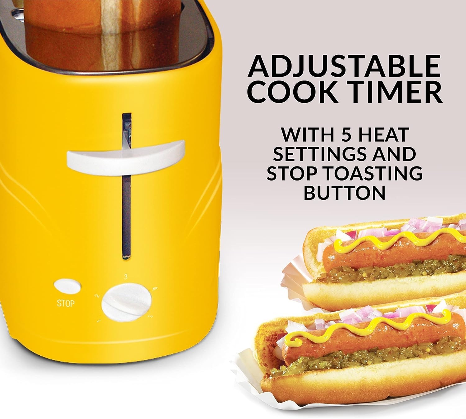 Oscar Mayer 2 Slot Hot Dog and Bun Toaster with Mini Tongs, Hot Dog Toaster Work