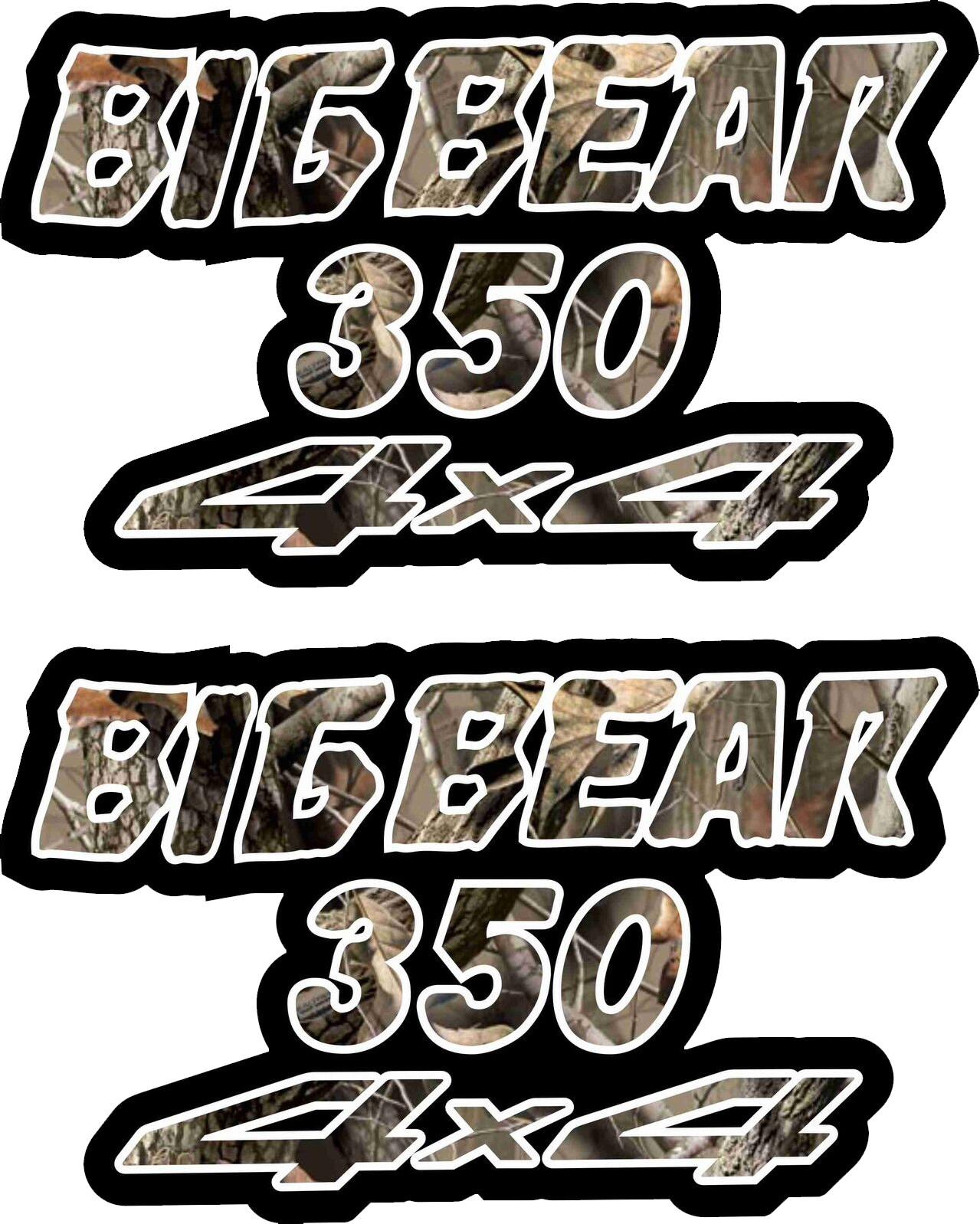 Big Bear 350 4×4 Camo Gas Tank Graphics Sticker Decal