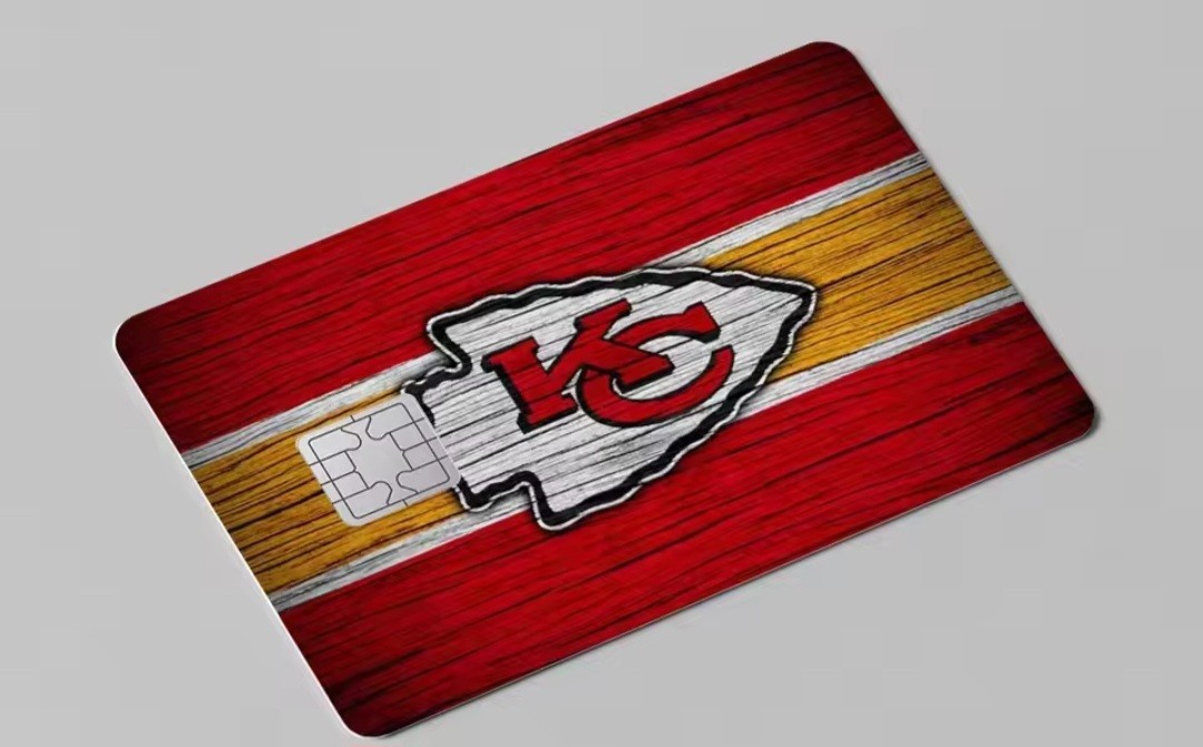 Kansas City Chiefs Football Credit Debit Bank Card Sticker Skin Free Shipping