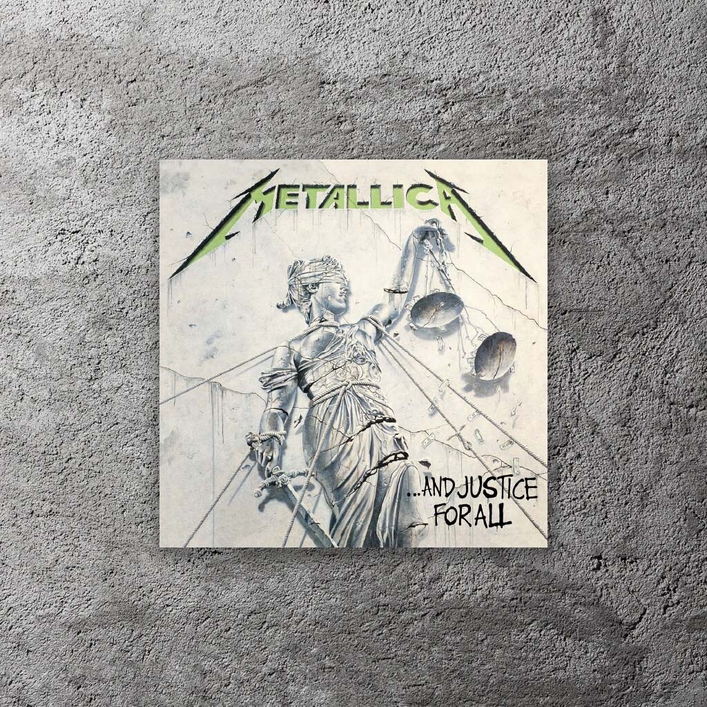 Metallica And Justice for All Vinyl Sticker 3" Wide – Includes Two Stickers