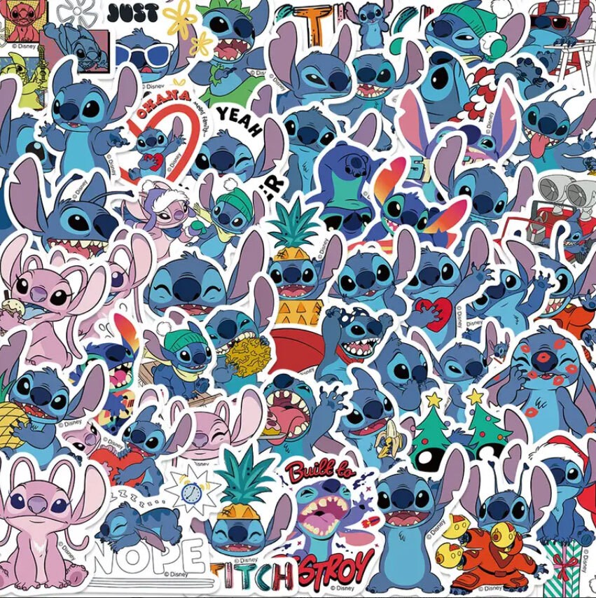 Lilo and Stitch ORIGINAL Sticker Vinyl Waterproof – Stickers for Car Phone Case