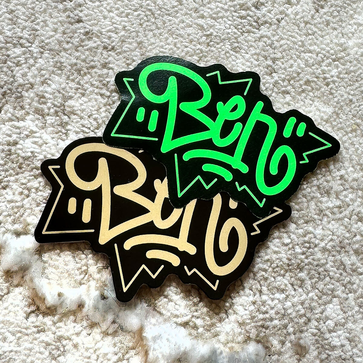 Name Sticker Pack : BEN | for school or Office | Graffiti | Calligraphy