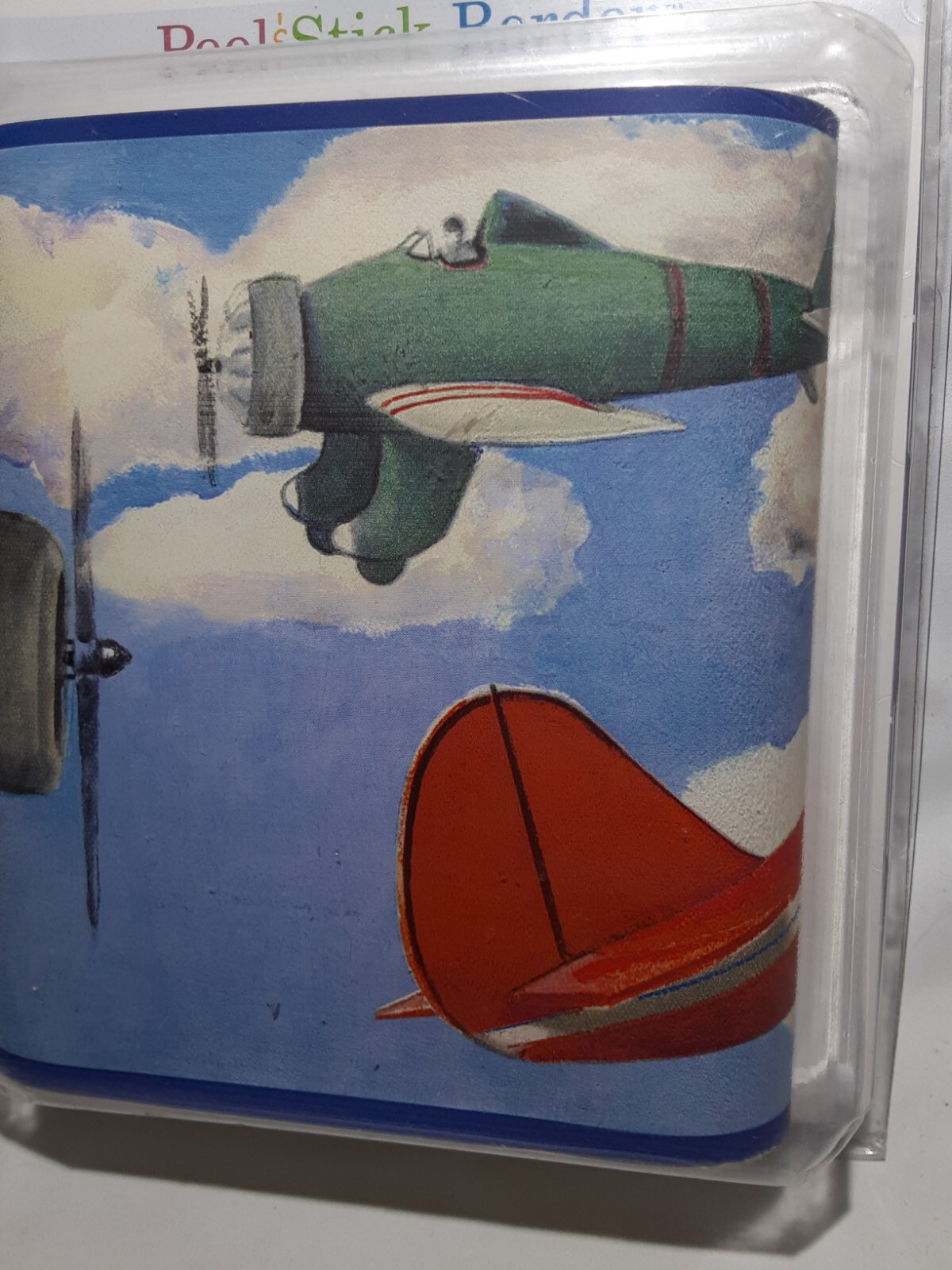 NEW RoomMates for Kids Airplanes Planes Vinyl Removable Peel Stick Border 5"x15'