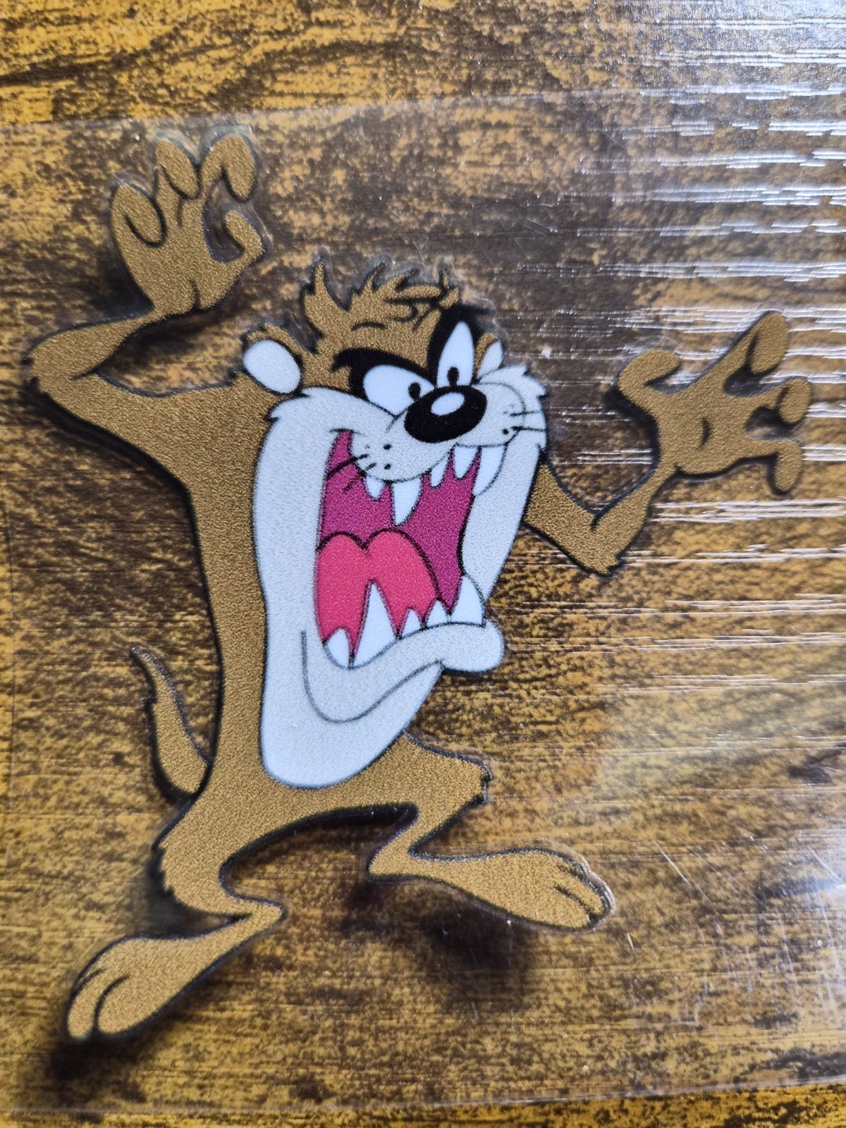 Tasmanian Devil TAZ Looney Tunes Cartoon USA UV DTF Decal Sticker NOT VINYL