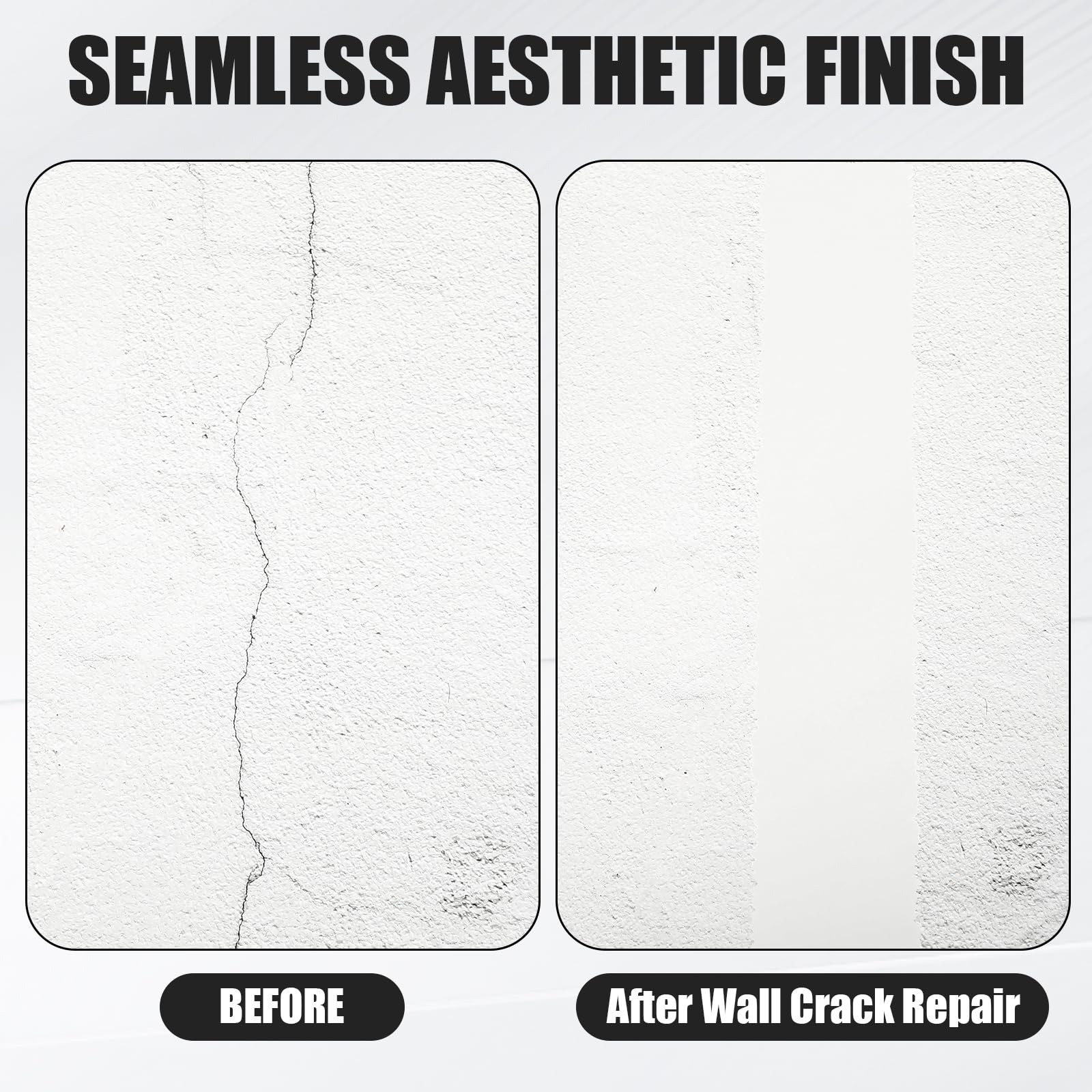 Tape Serrated Edge for Drywall Patch Joint Repair- High Adhesion, Easy Tear W…