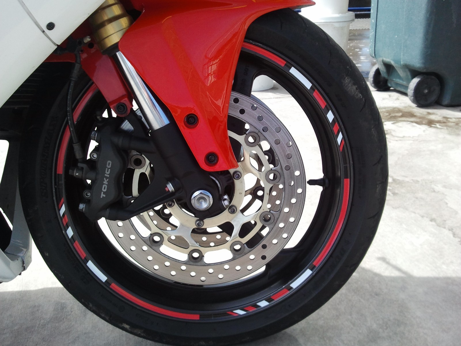 2 Tone Color Custom Printed Rim Stripes Wheel Decals Stickers Tape Graphics 17"