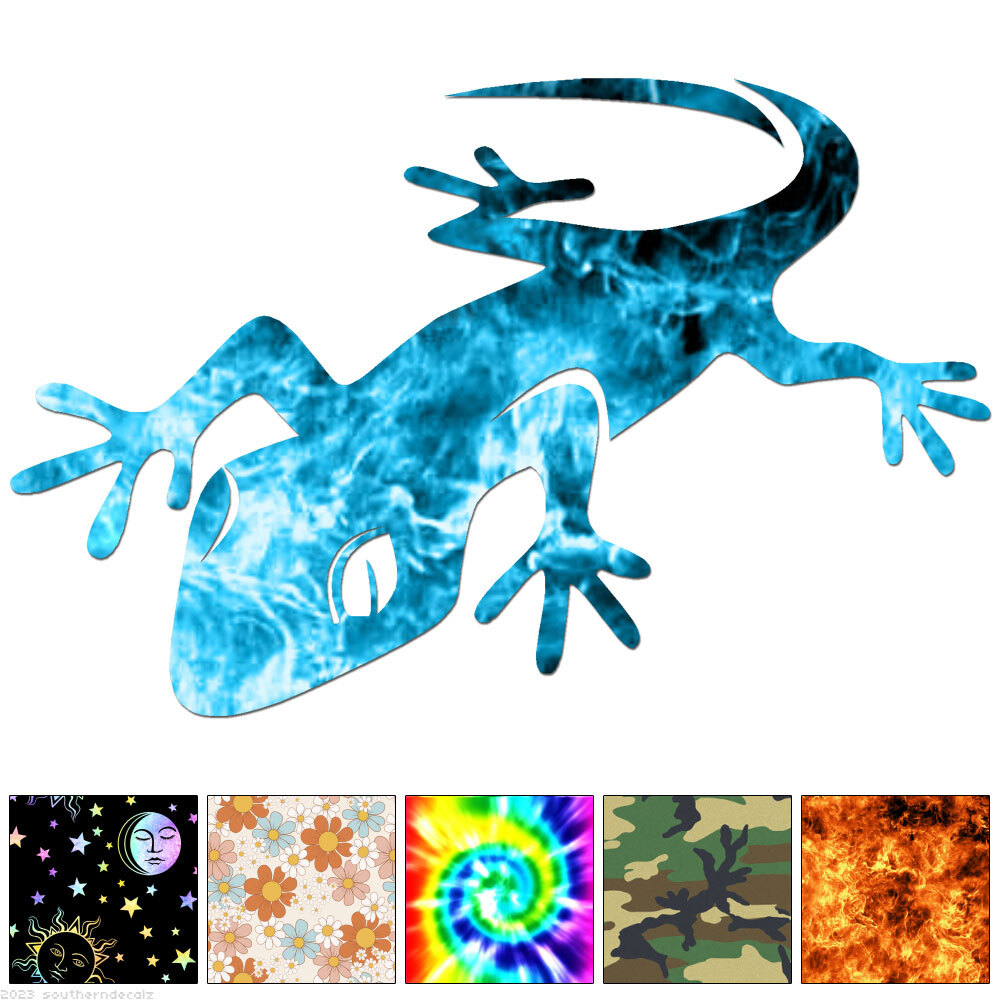 Lizard – Decal Sticker – Multiple Patterns & Sizes – ebn6840