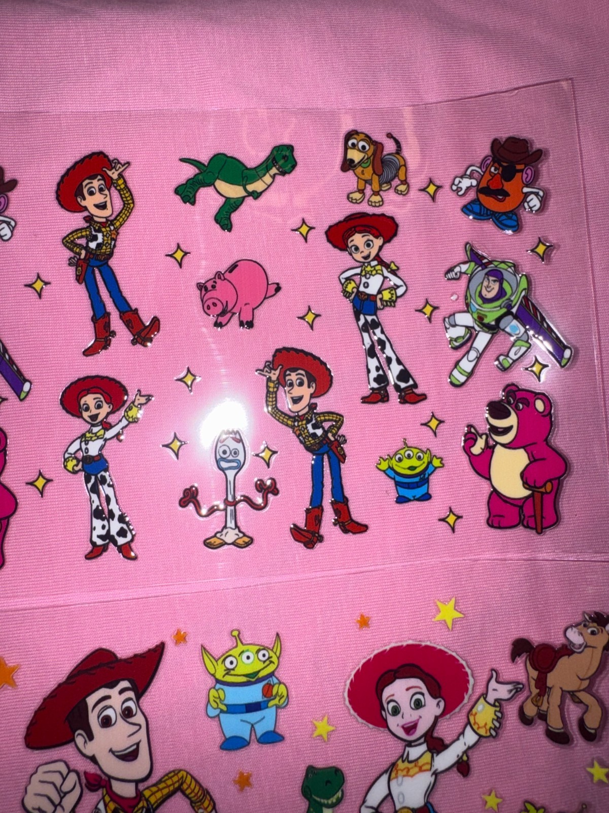2 Disney Cup Wraps Toy Story UV DTF Buzz Woody Jessie Rex Potato Head Ornaments
