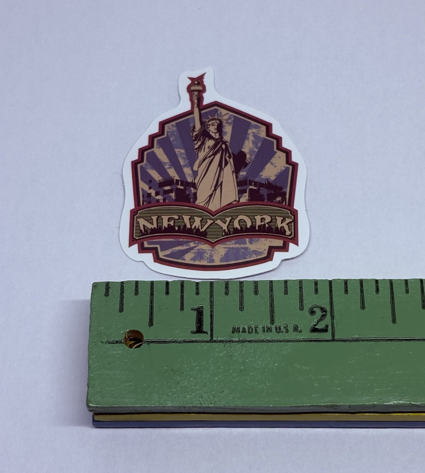 New York Sticker Liberty Statue Travel Art Decal Vinyl Country Souvenir Tc9