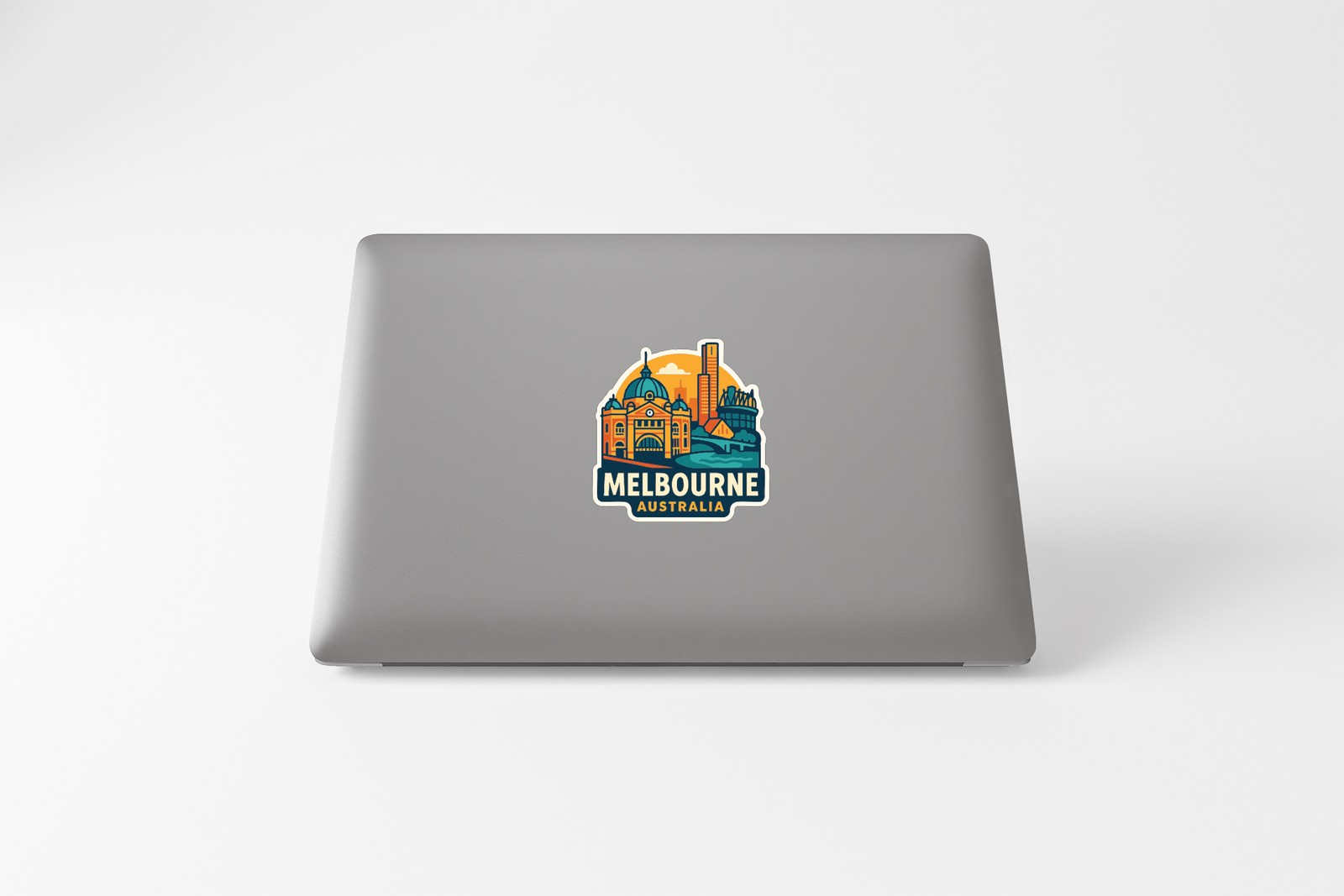 Melbourne Australia Sticker Decal Vinyl Die-Cut City Skyline Landmark Design