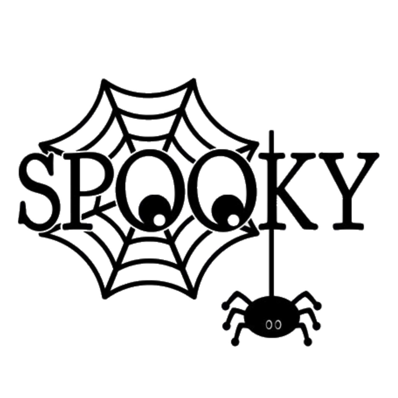 Happy Halloween Spider Web Trick or Treat Fall Vinyl Decal Laptop Bumper Sticker