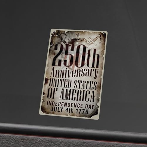 250th Anniversary United States Patriotic Sticker – Vintage Colonial Style USA