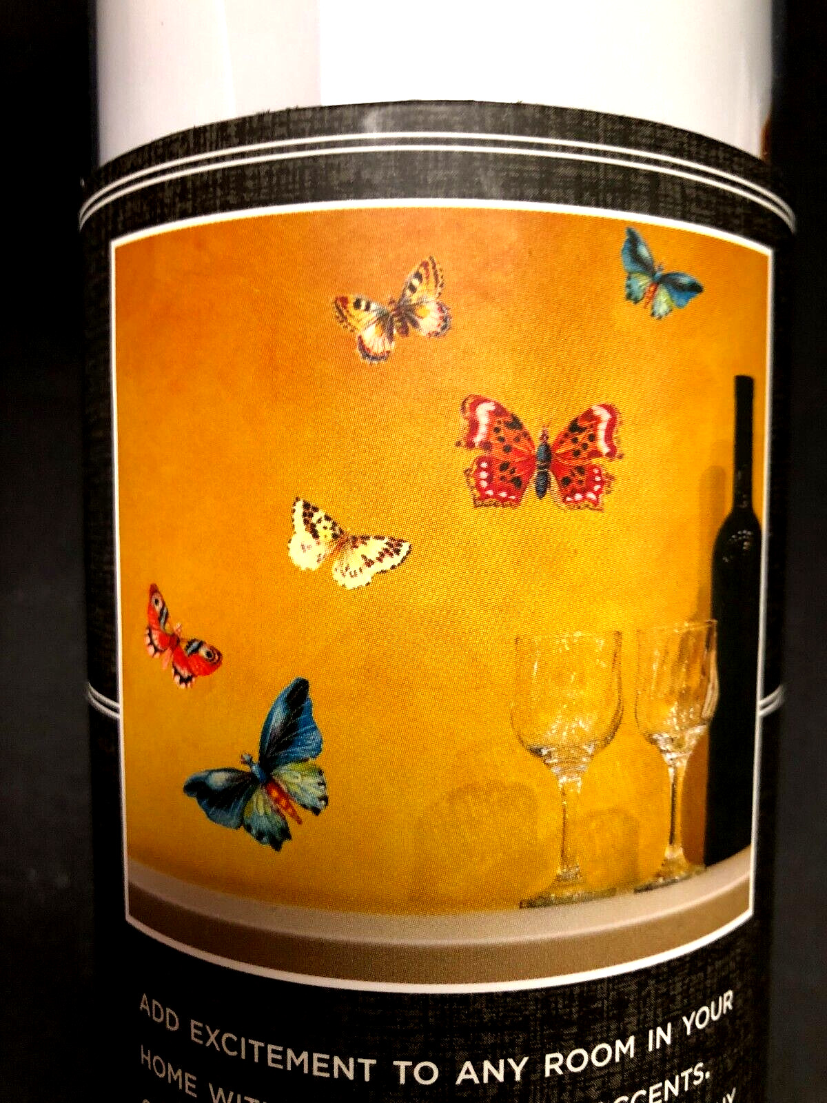 ONCE UPON WALL Designer Wall Accents Butterfly Pattern High Quality Adhesive Art