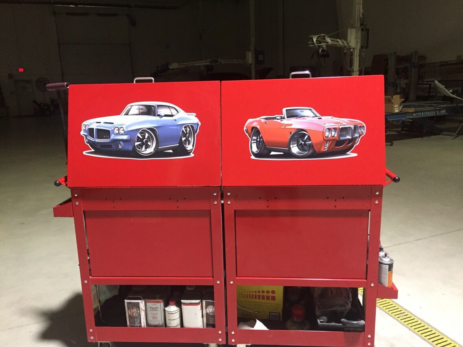 Datsun 240Z Red Street Machine 24” Wide Graphic Wall Decal. Peel And Stick.