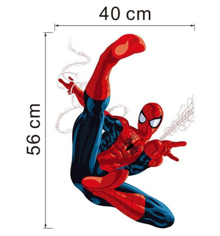 Spiderman Webbed Wonder Action Wall Decal Decorative Sticker Poster 21.5 x 16