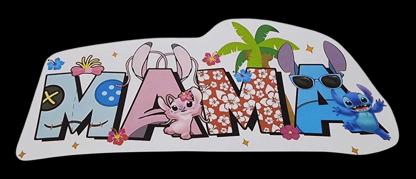 Lilo & Stitch Mama Inspired Waterproof Car Decal Vinyl Sticker Kid Movie Cartoon