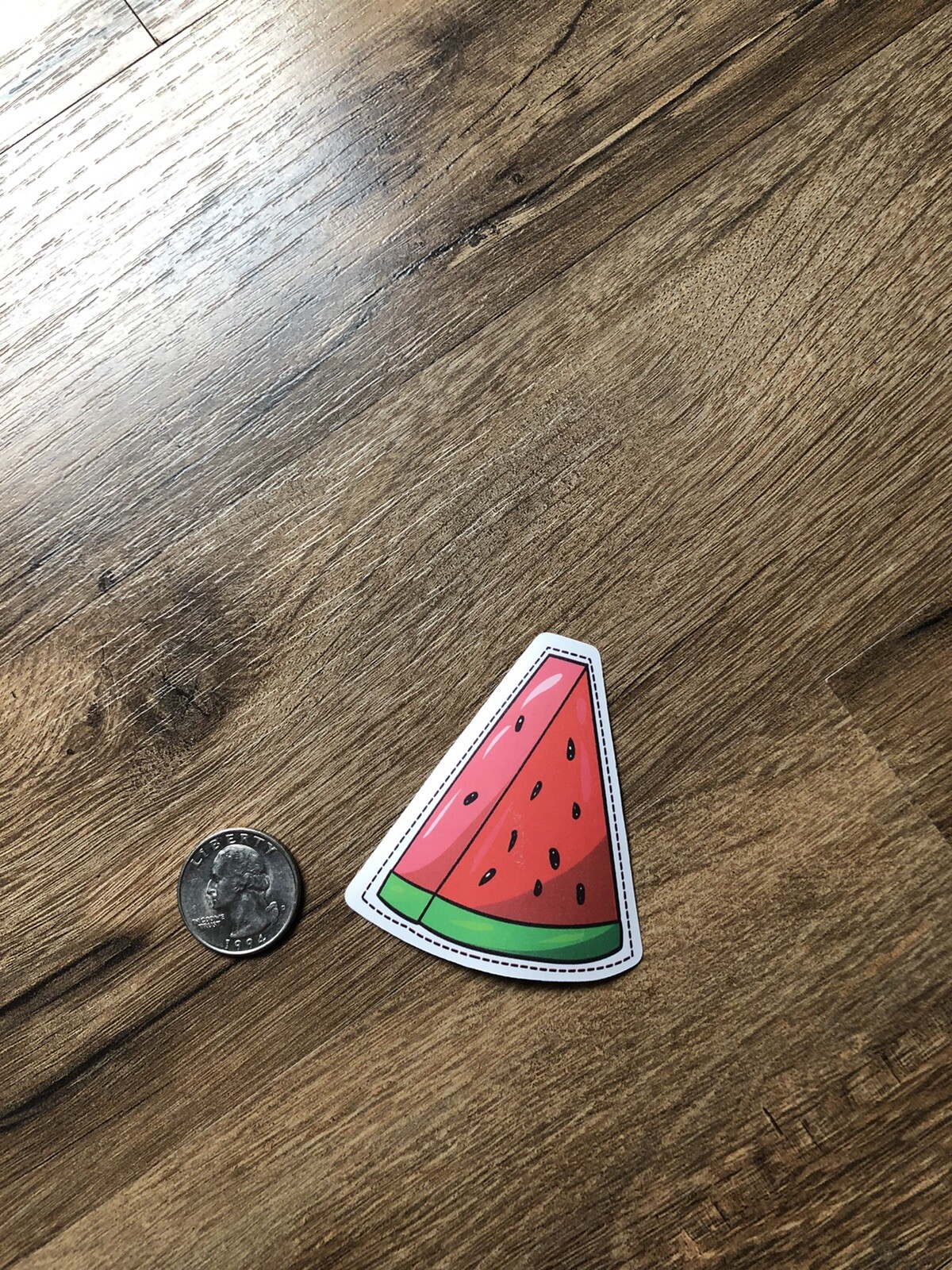 Watermelon Slice Cute Cartoon Decal Vinyl Sticker Water Bottle Laptop Waterproof