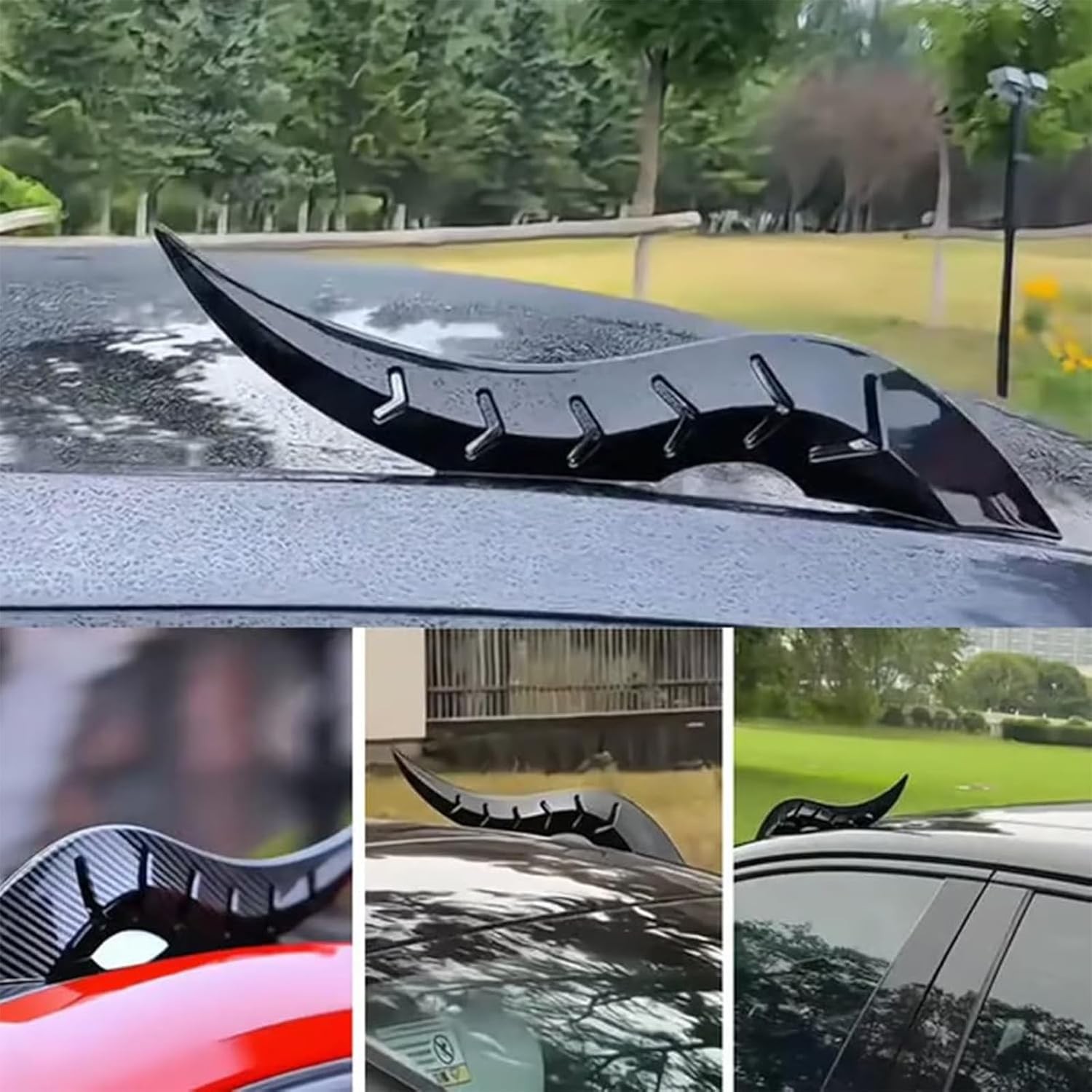 Fashionable Elegant Chic Bold Impressive 3D Dragon Horn Roof Decoration for Cars