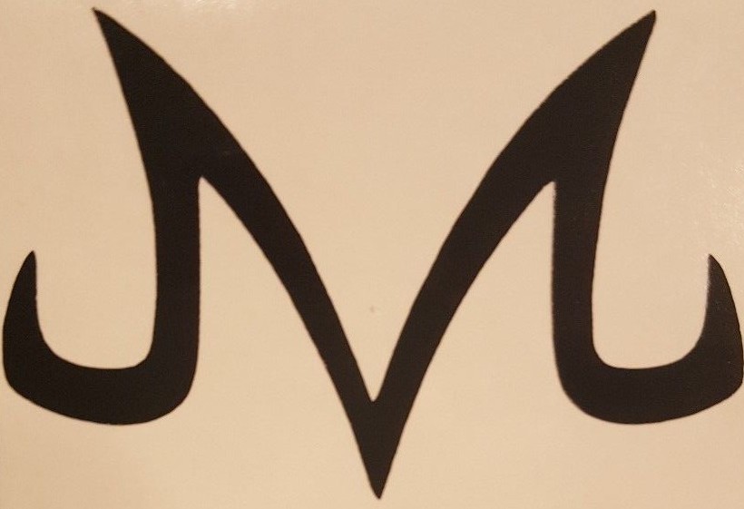 Majin M Logo Vinyl Sticker Decal choose size/color DBZ