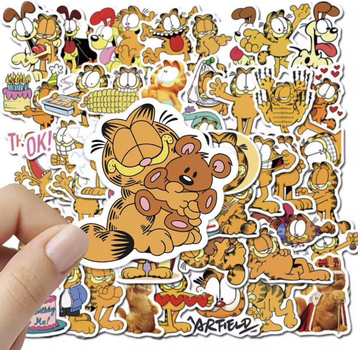 Cat Cartoon Nostalgia Cat Character Stickers 50pc Matte Stickers FREE SHIPPING