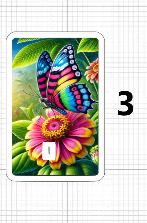 Colorful Butterflies ATM DEBIT CREDIT STICKER SKIN Butterfly Original Art USA