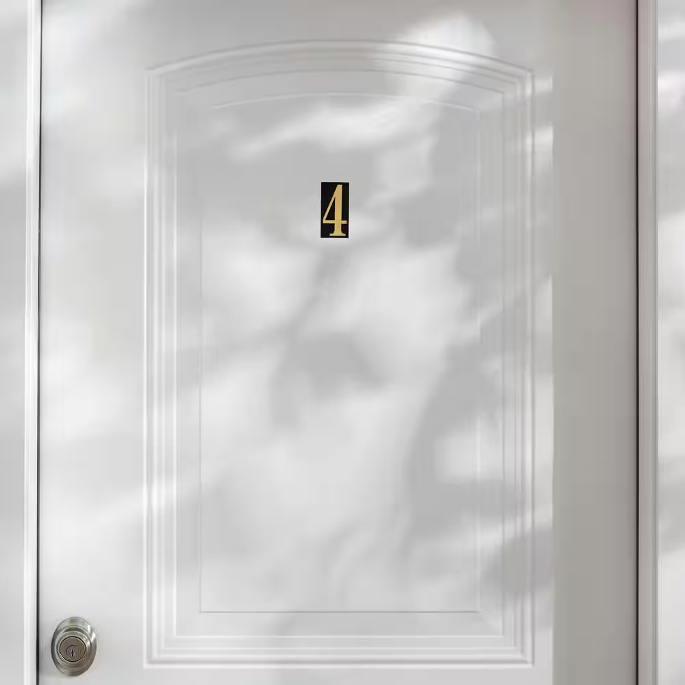 3 In. Adhesive Vinyl Letters and Numbers Mailbox Sticker Kit