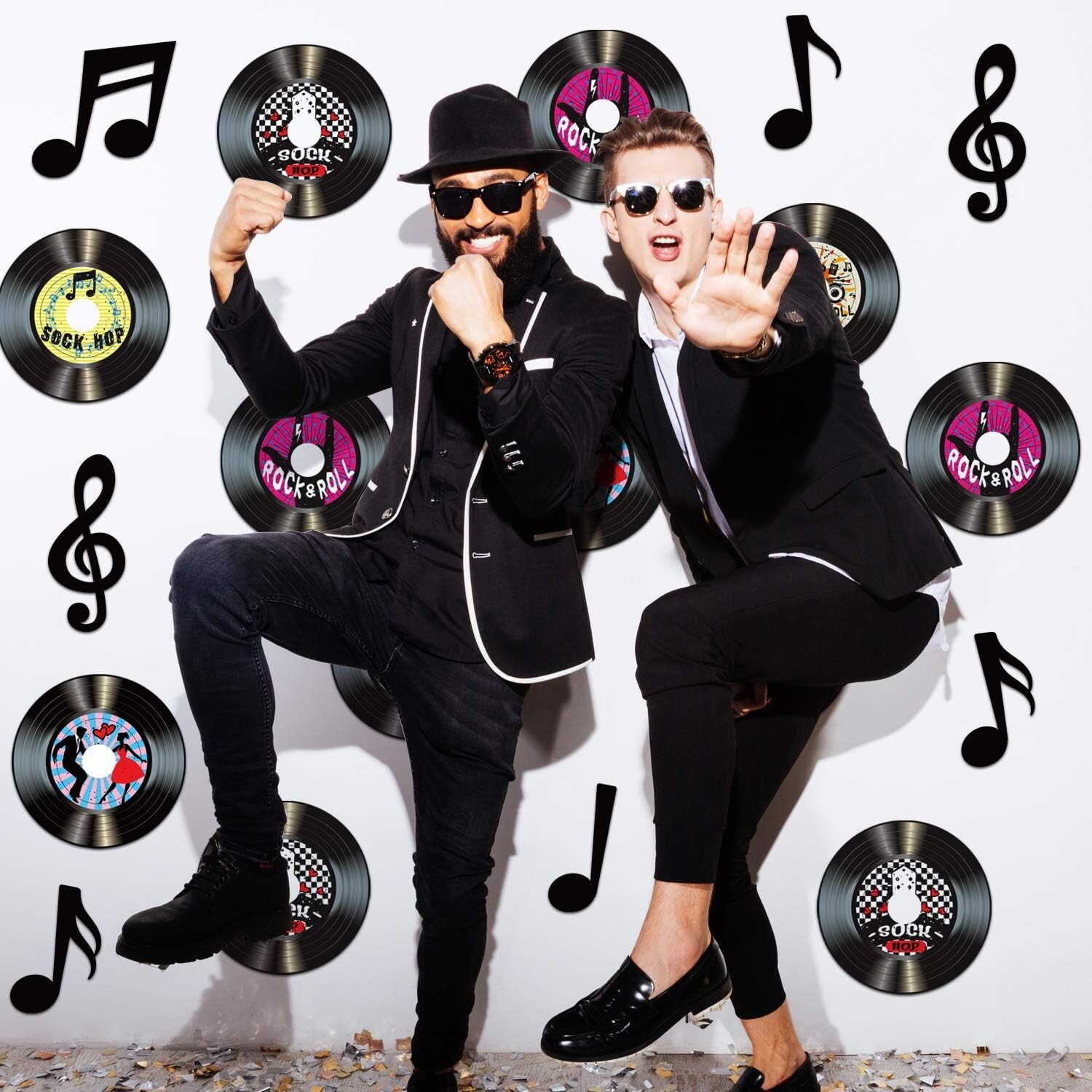 Lightweight 6-8 Inch Music Notes Cutouts – Thematic Decorations for Any Occasion