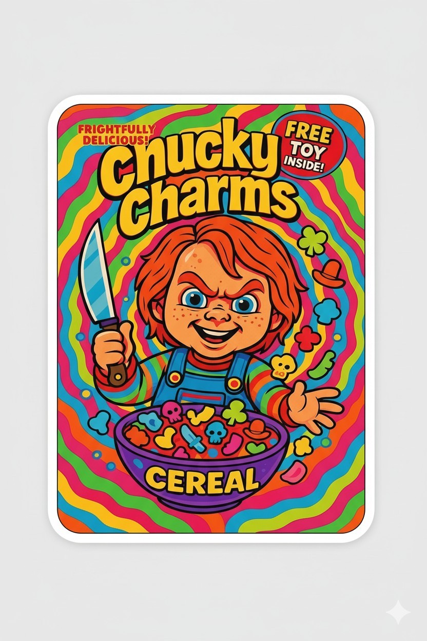 Chucky Charms Sticker Decal Phone Laptop PICK ONE