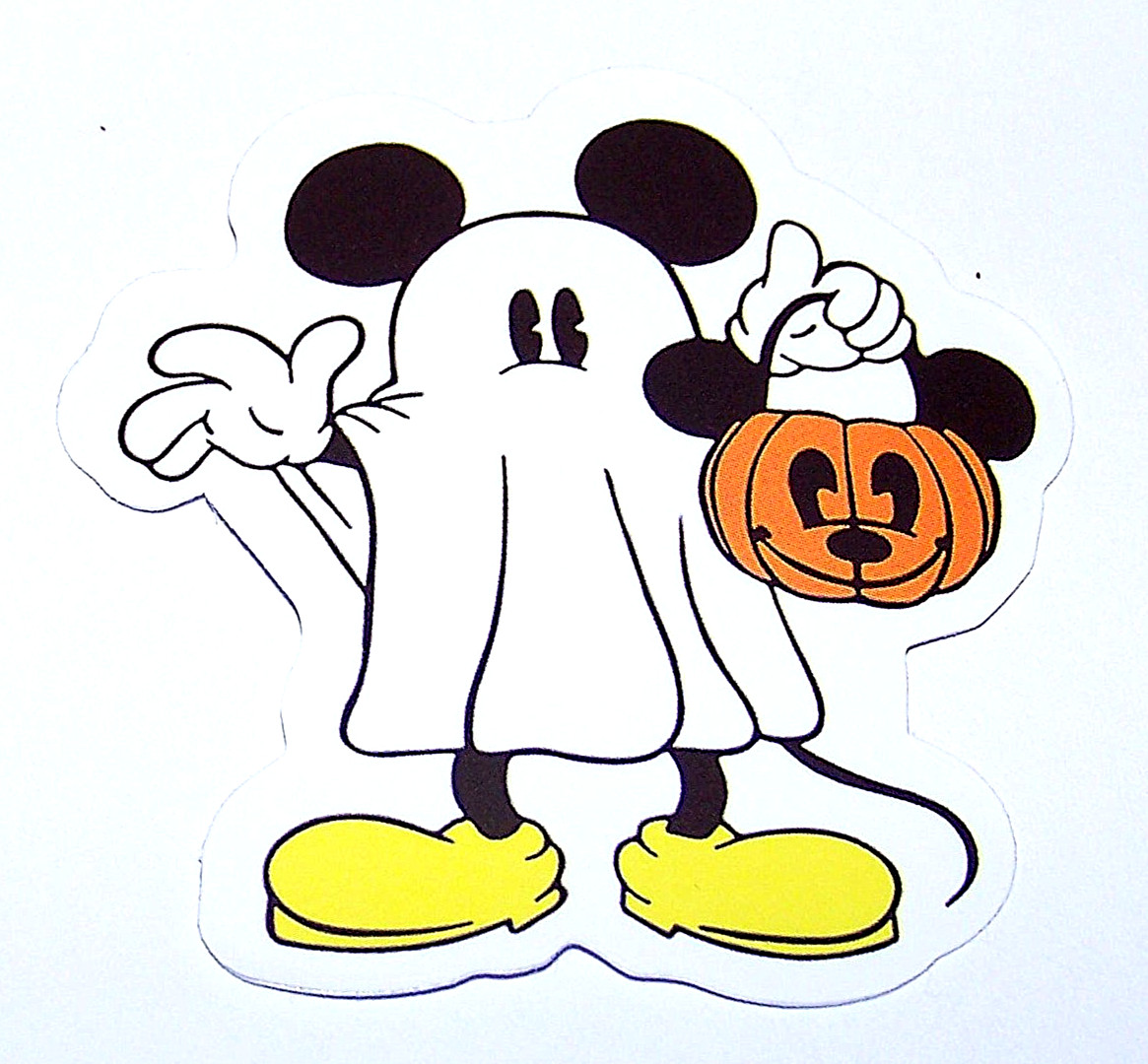 MICKEY MOUSE Die Cut Sticker Decal Mickey Mouse Disney Halloween Trick or Treat