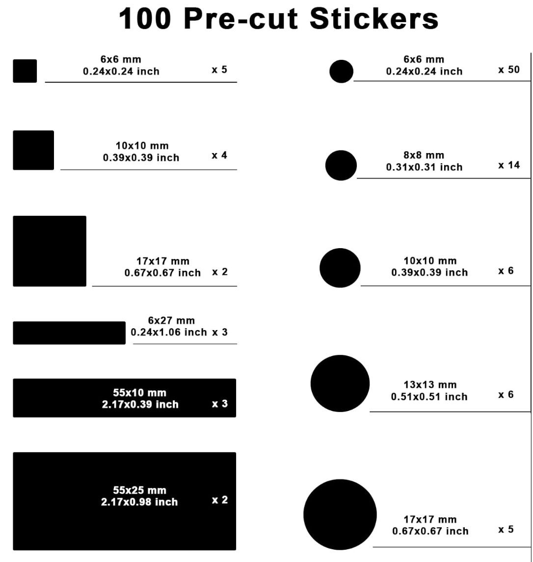 LED Light Blocking Stickers LED Filters TV LED Cover Rayban Meta Filter
