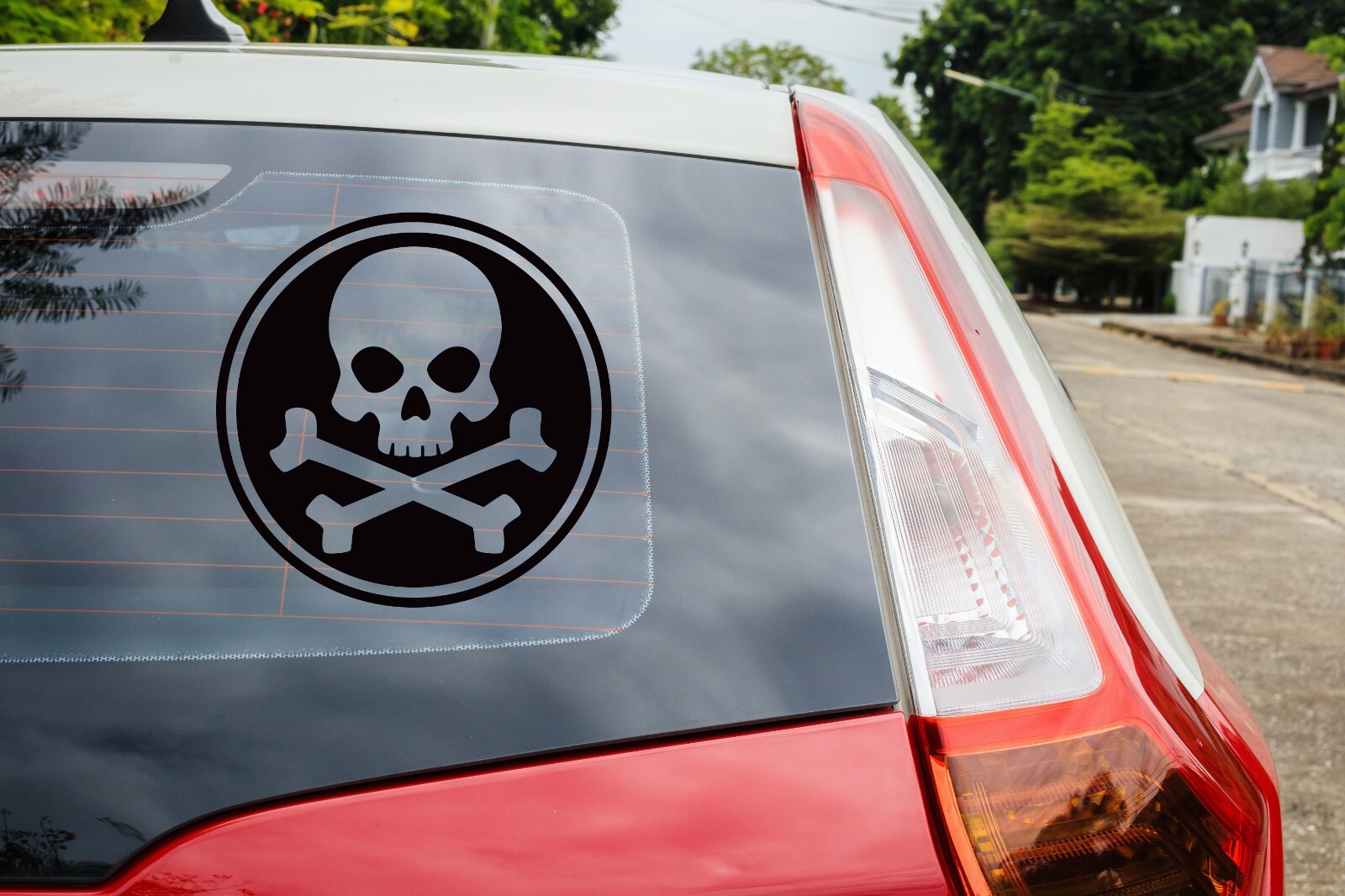 Jolly Roger Skull Vinyl Sticker Decal | Pirate Flag Symbol | Waterproof | 2–10"