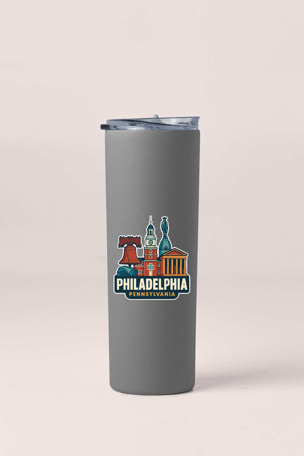 Philadelphia Sticker Decal Vinyl Die-Cut City Skyline Landmark Design