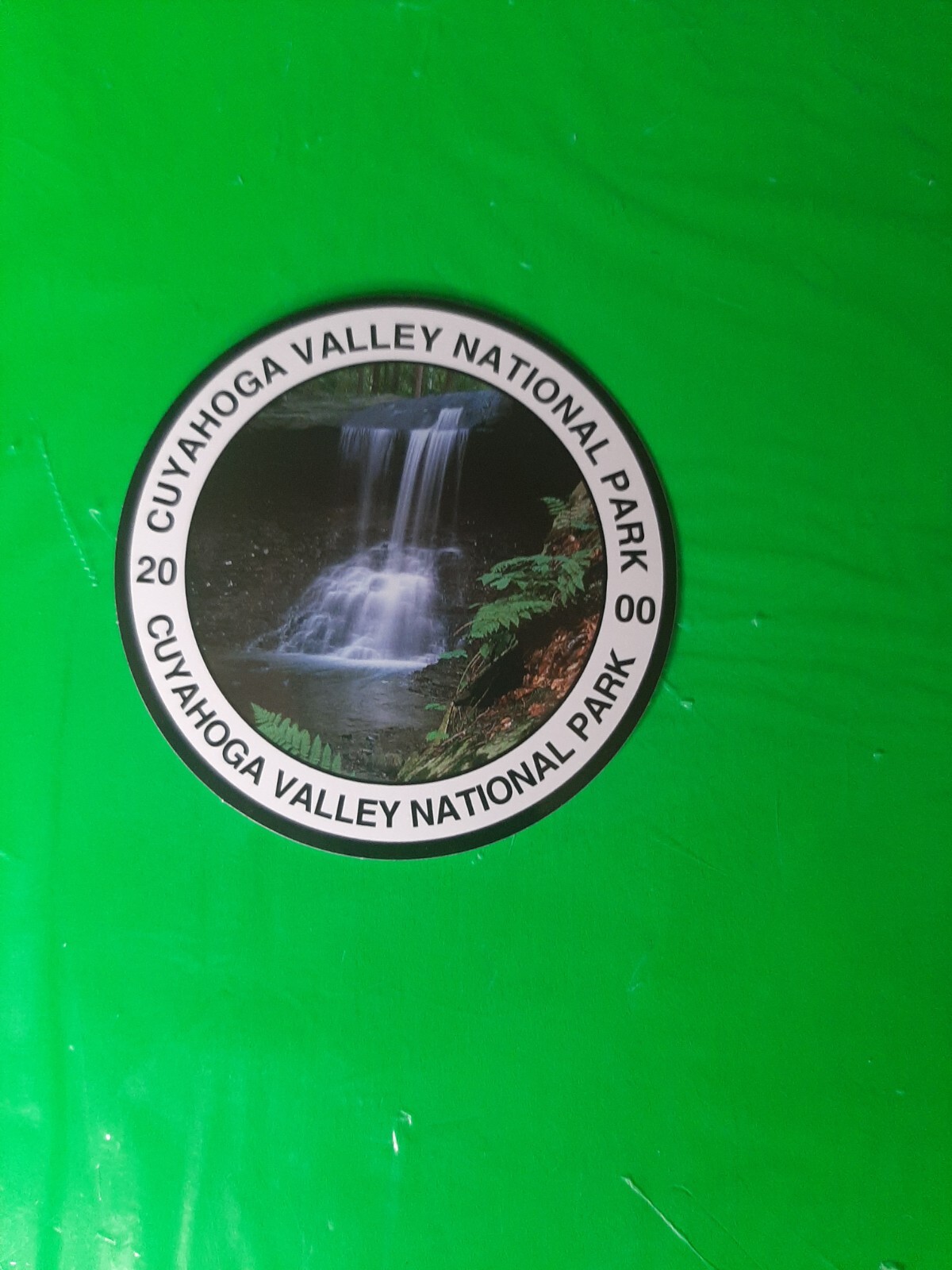 STICKER OF CUYAHOGA VALLEY NATIONAL PARK 2000 BRAND NEW vintage collectable