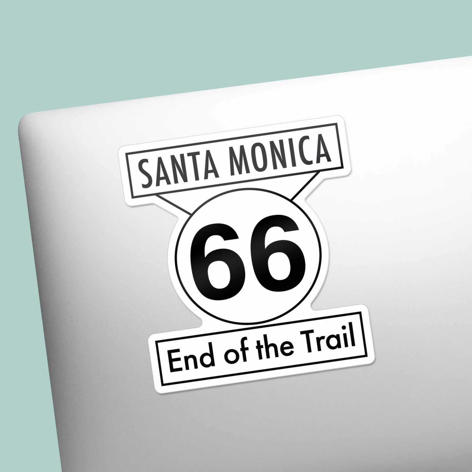 Santa Monica End of Route 66 Sticker – Southern California Decal