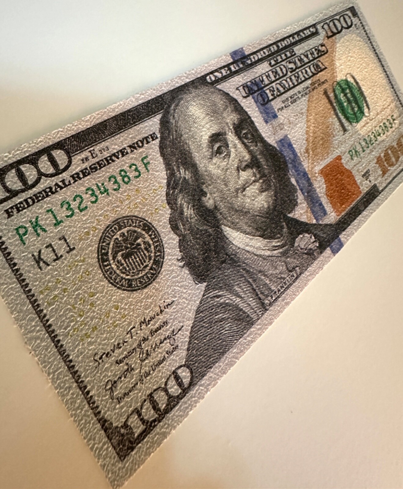 Money Sticker $100 Wall Poster and Floor Decal