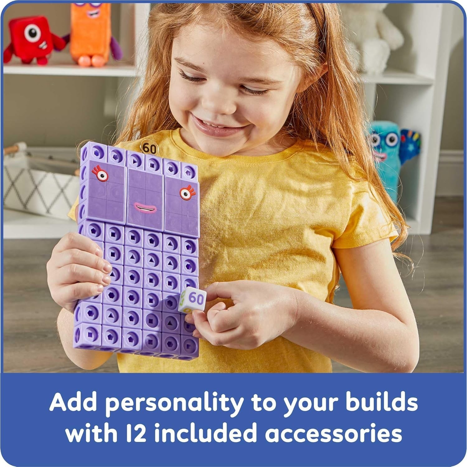 Numberblocks Mathlink Cubes Set Kids Educational Toys Preschool Learning