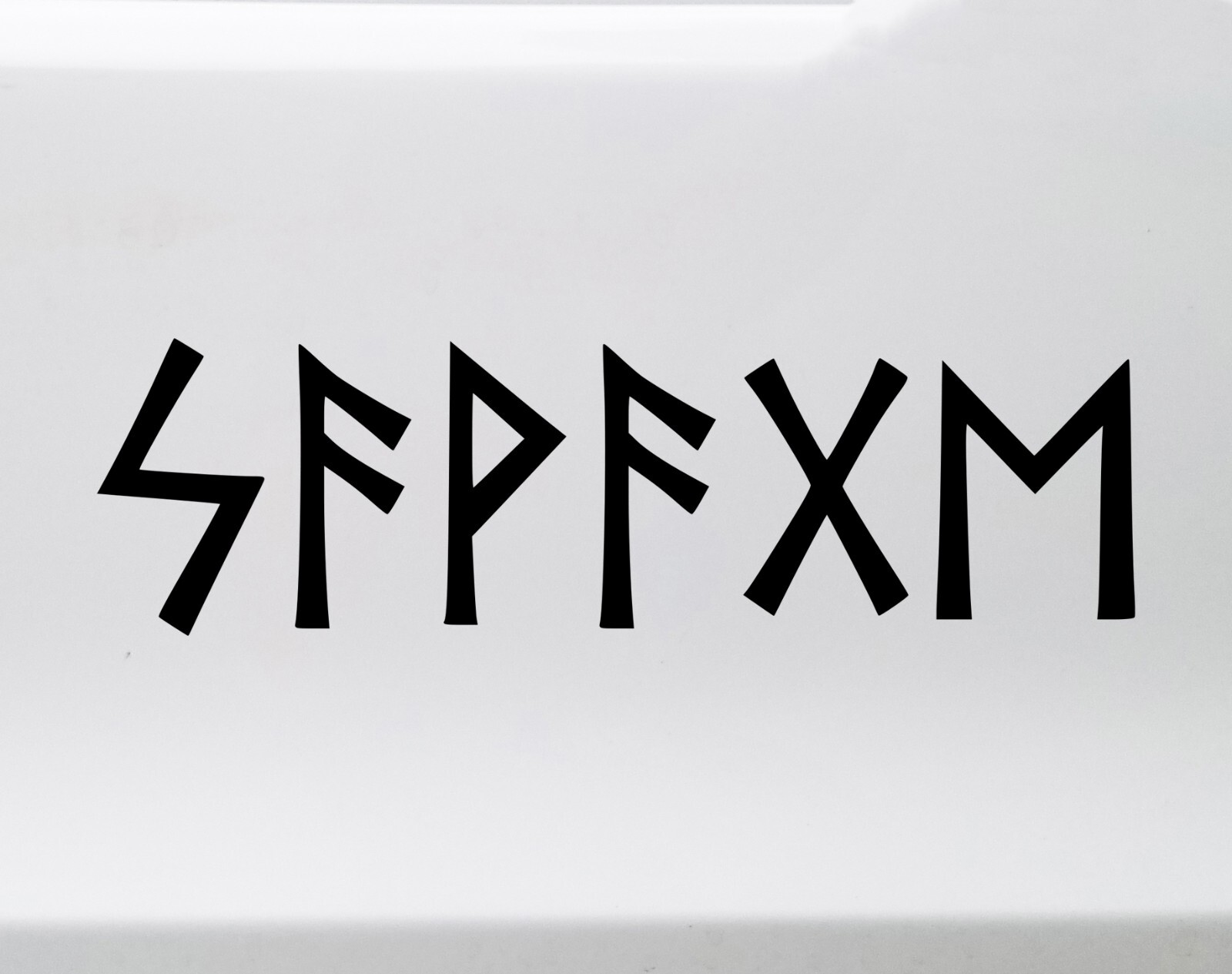 Savage in Elder Futhark Vinyl Decal – Viking Norse Heathen – Die Cut Sticker