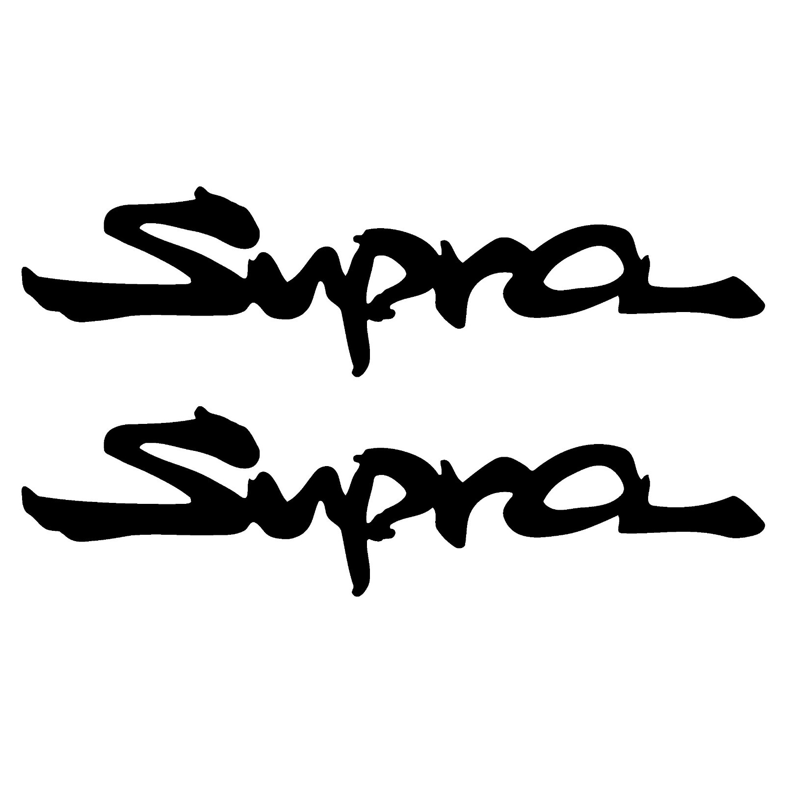 Toyota Supra Windshield Decal Sticker MK1 MK2 MK3 MK4 2jzgte – 2 Pack