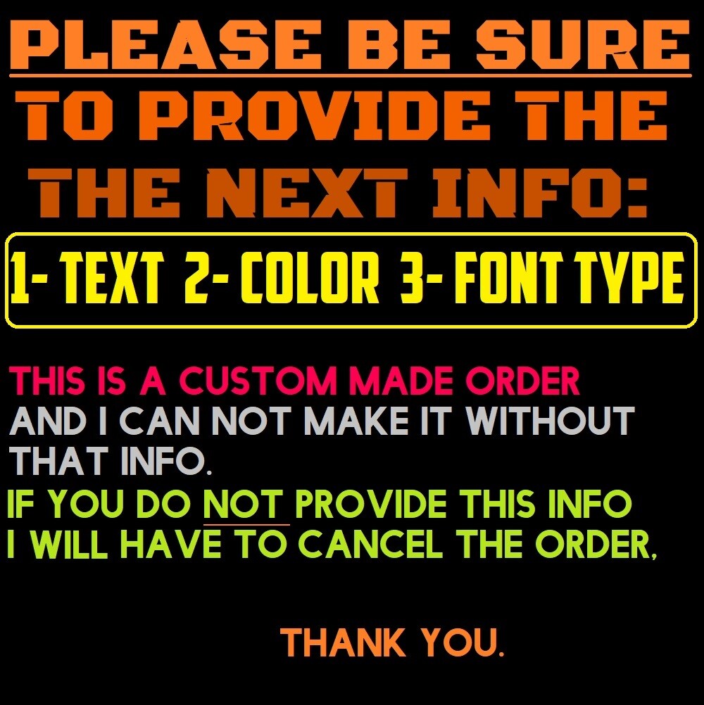 Custom Made Text Vinyl Lettering Name Numbers Decal Sticker Car Window Wall Bike