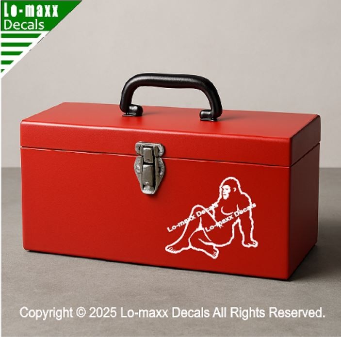 Sassy Squatch Bigfoot Vinyl Decal Funny Die Cut Sticker for Car Laptop Toolbox